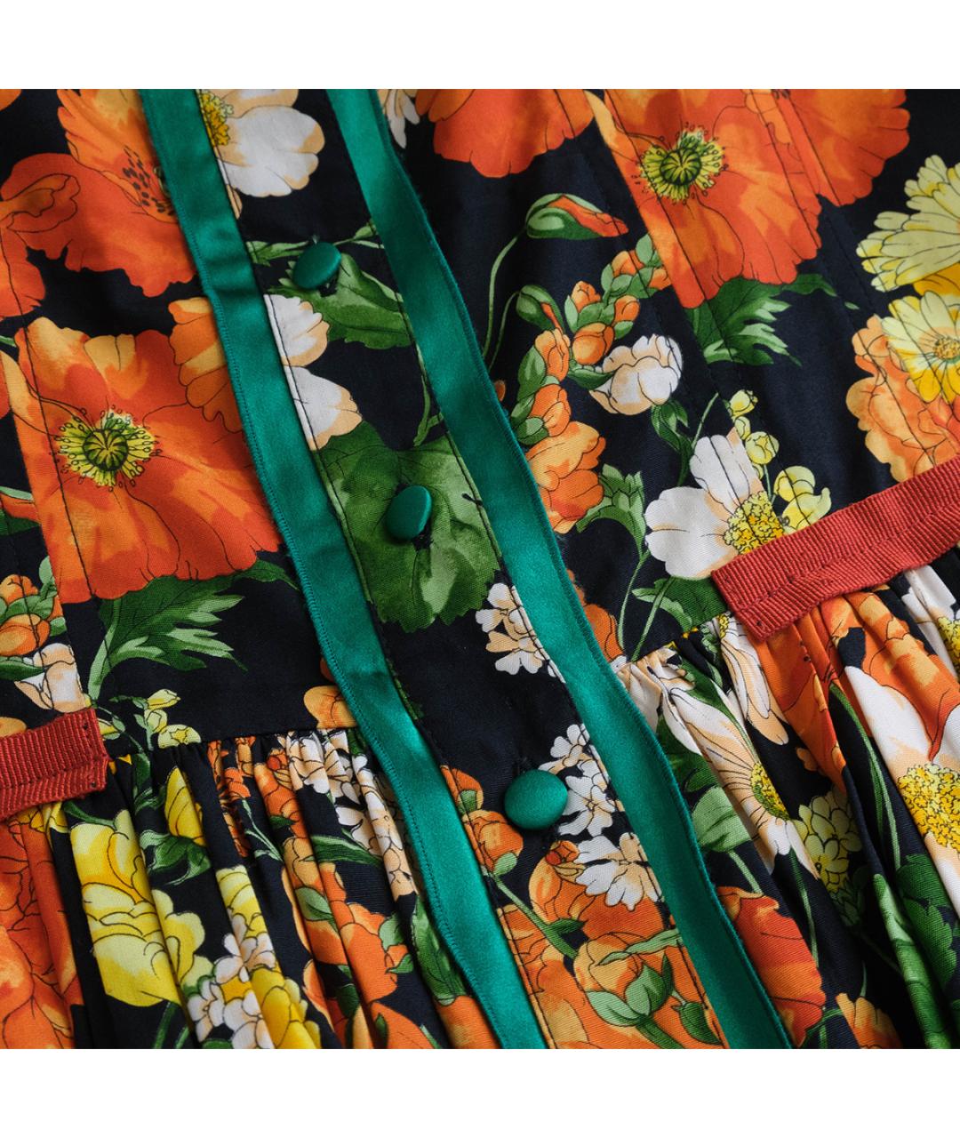 DOLCE&GABBANA Мульти хлопковое повседневное платье, фото 4