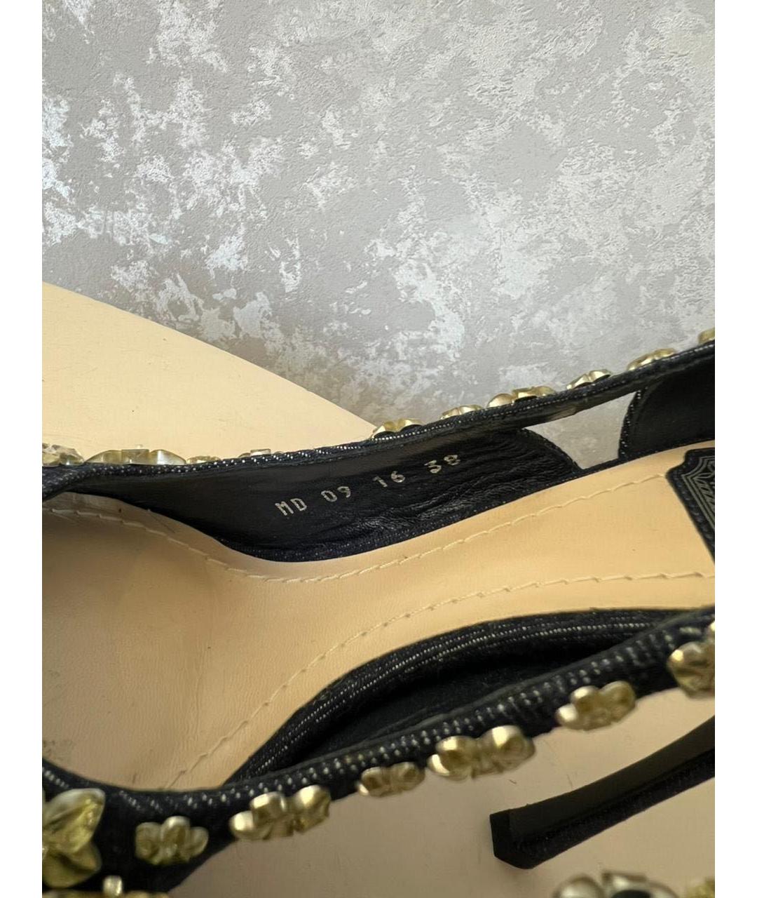 CHRISTIAN DIOR Темно-синие туфли, фото 5