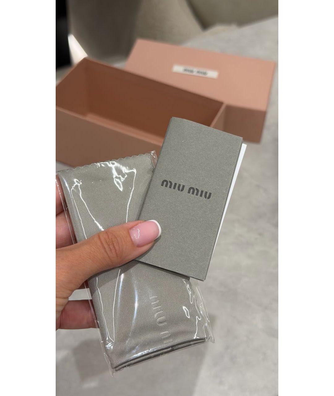 MIU MIU Прозрачные солнцезащитные очки, фото 6