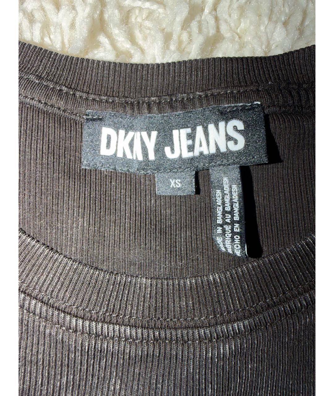 DKNY Хлопковая футболка, фото 3