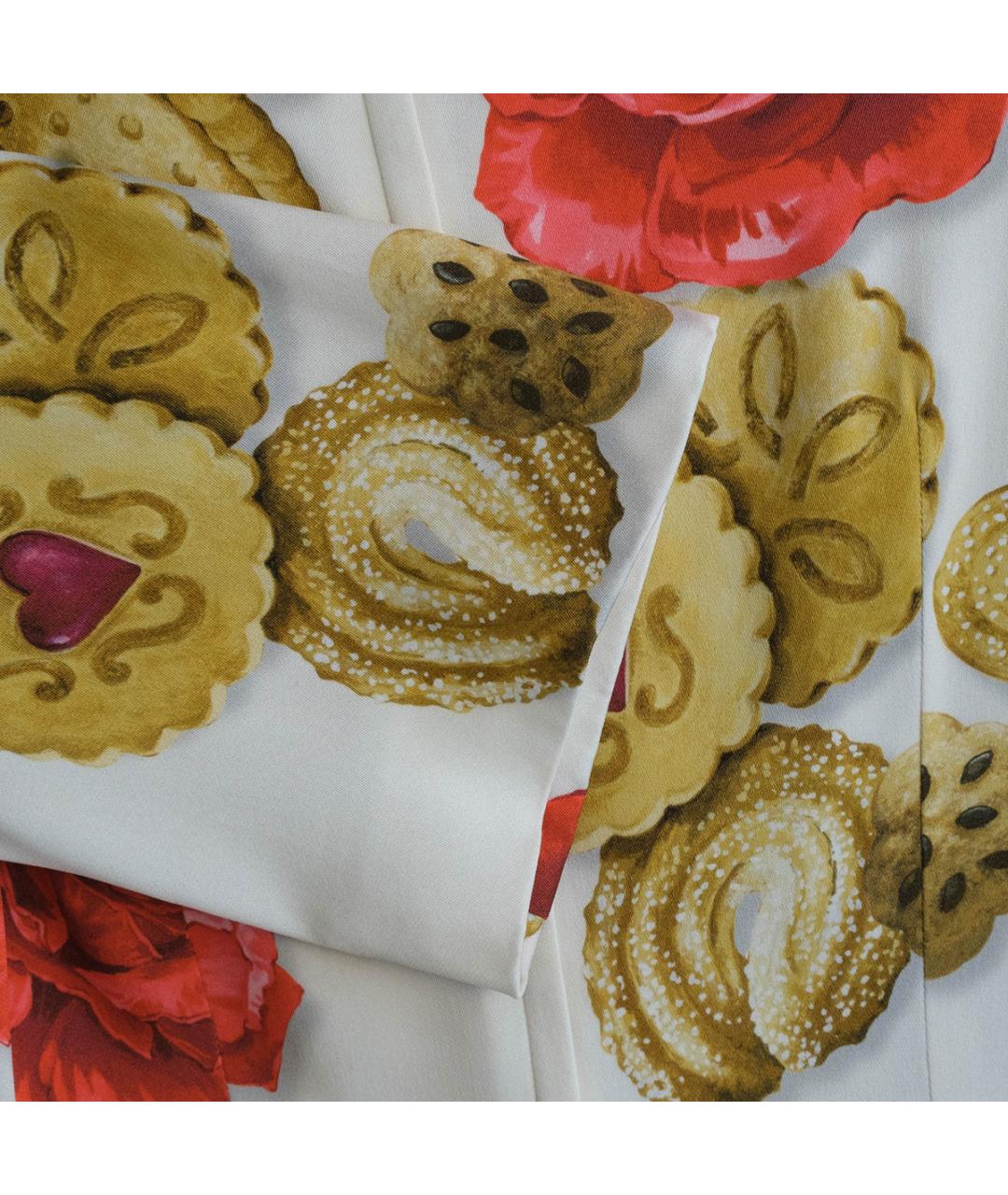DOLCE&GABBANA Мульти вискозное повседневное платье, фото 4