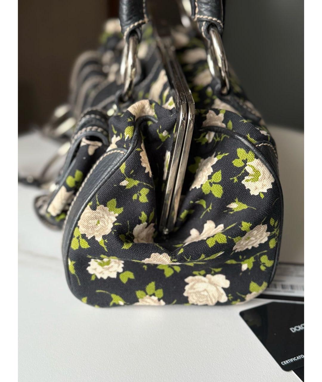 DOLCE&GABBANA Черная сумка с короткими ручками, фото 6