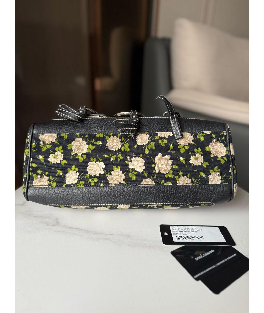 DOLCE&GABBANA Черная сумка с короткими ручками, фото 7