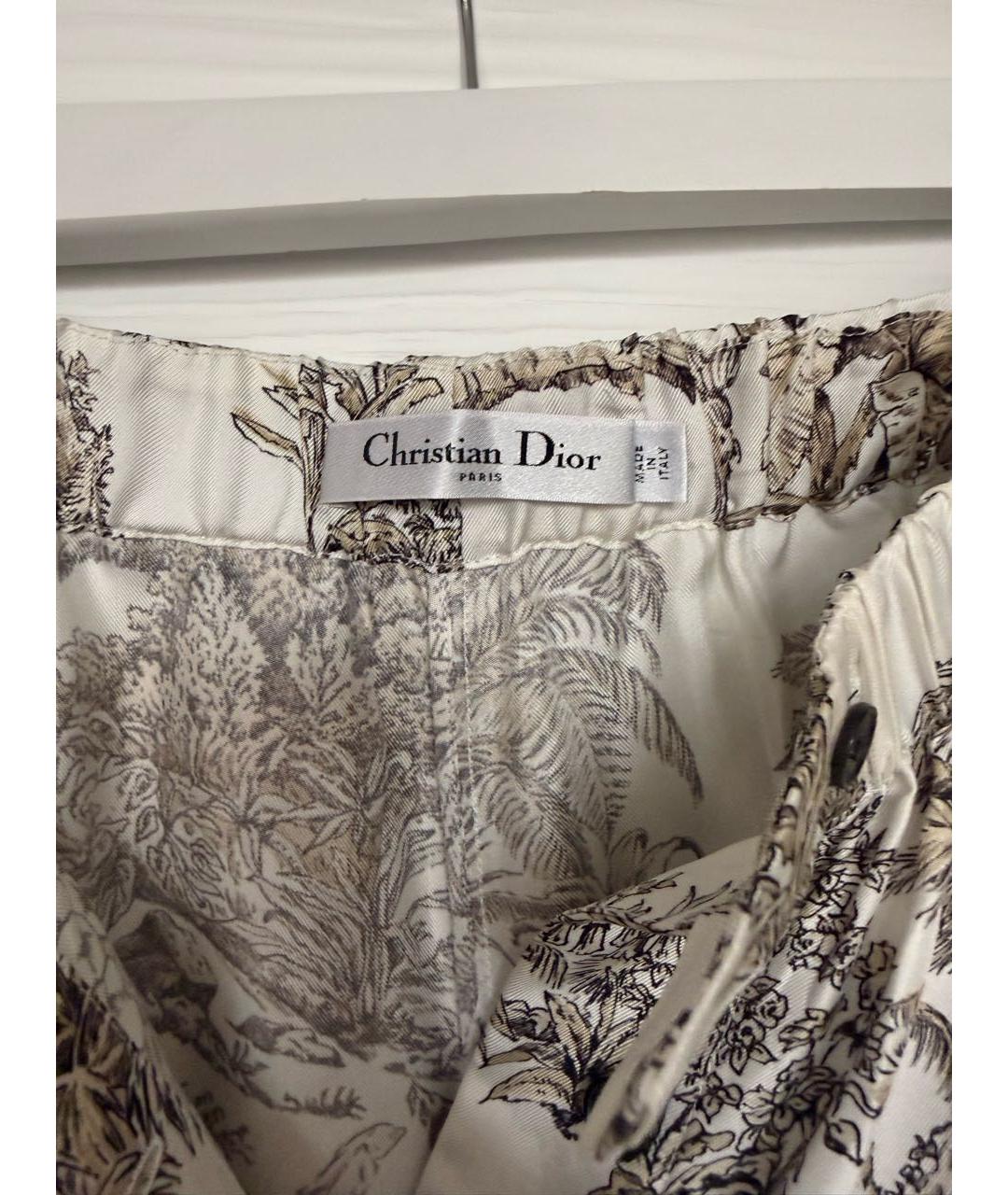 CHRISTIAN DIOR Мульти шелковая пижама, фото 3