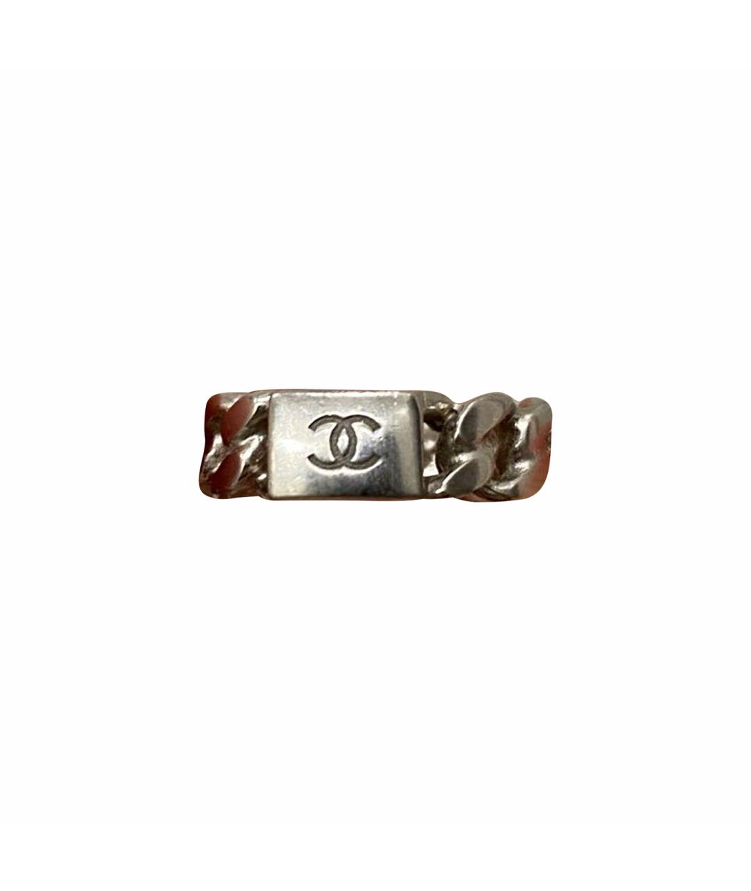 CHANEL Серебряное металлическое кольцо, фото 1