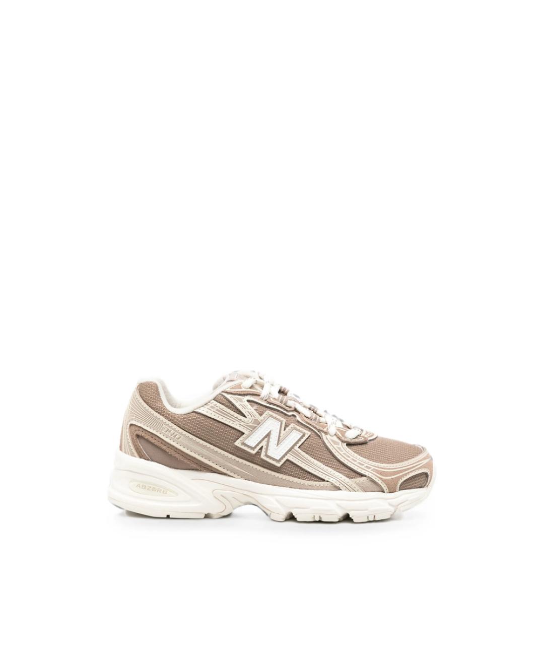 NEW BALANCE Коричневые текстильные кроссовки, фото 1