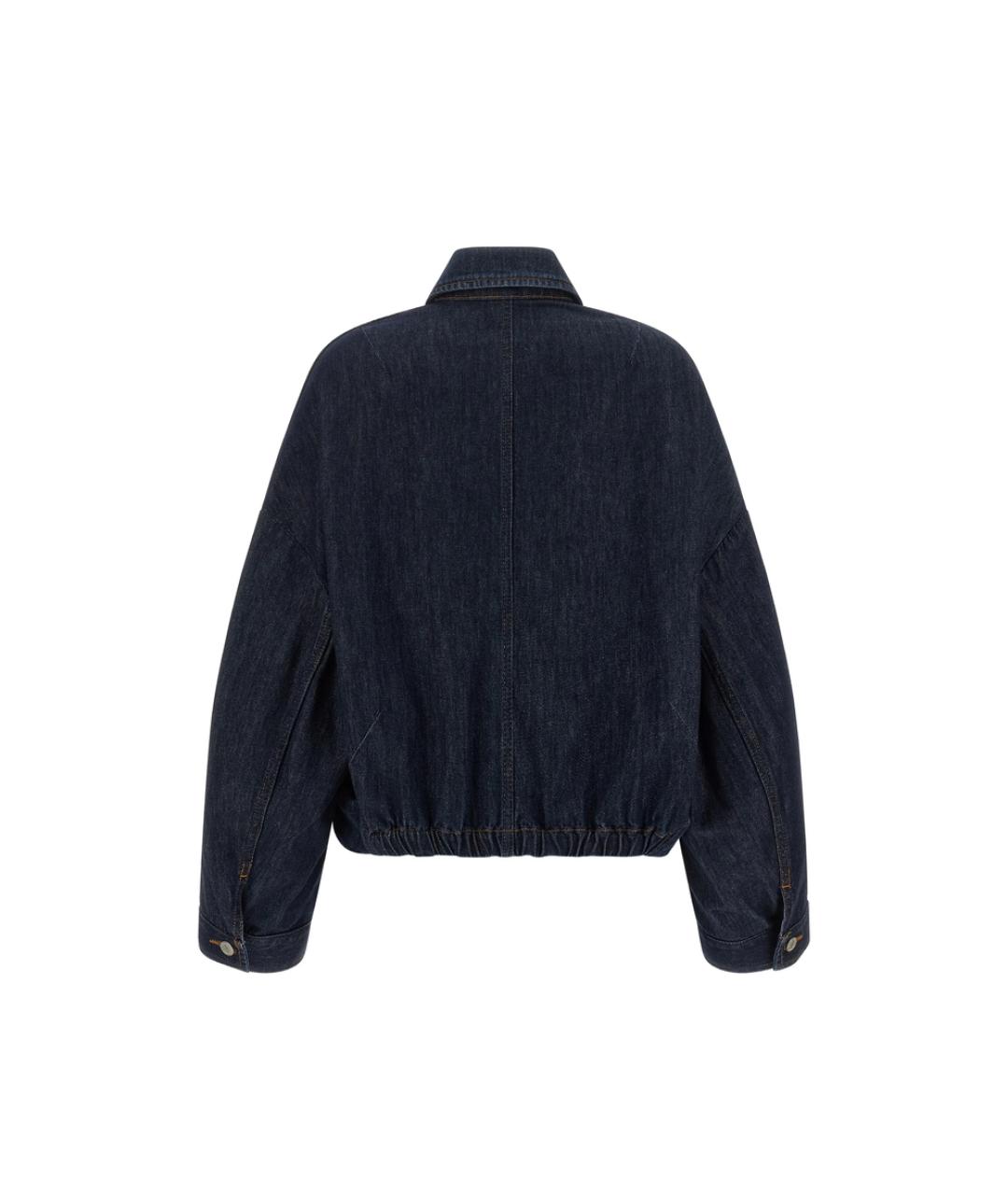 DRIES VAN NOTEN Синяя хлопковая куртка, фото 2