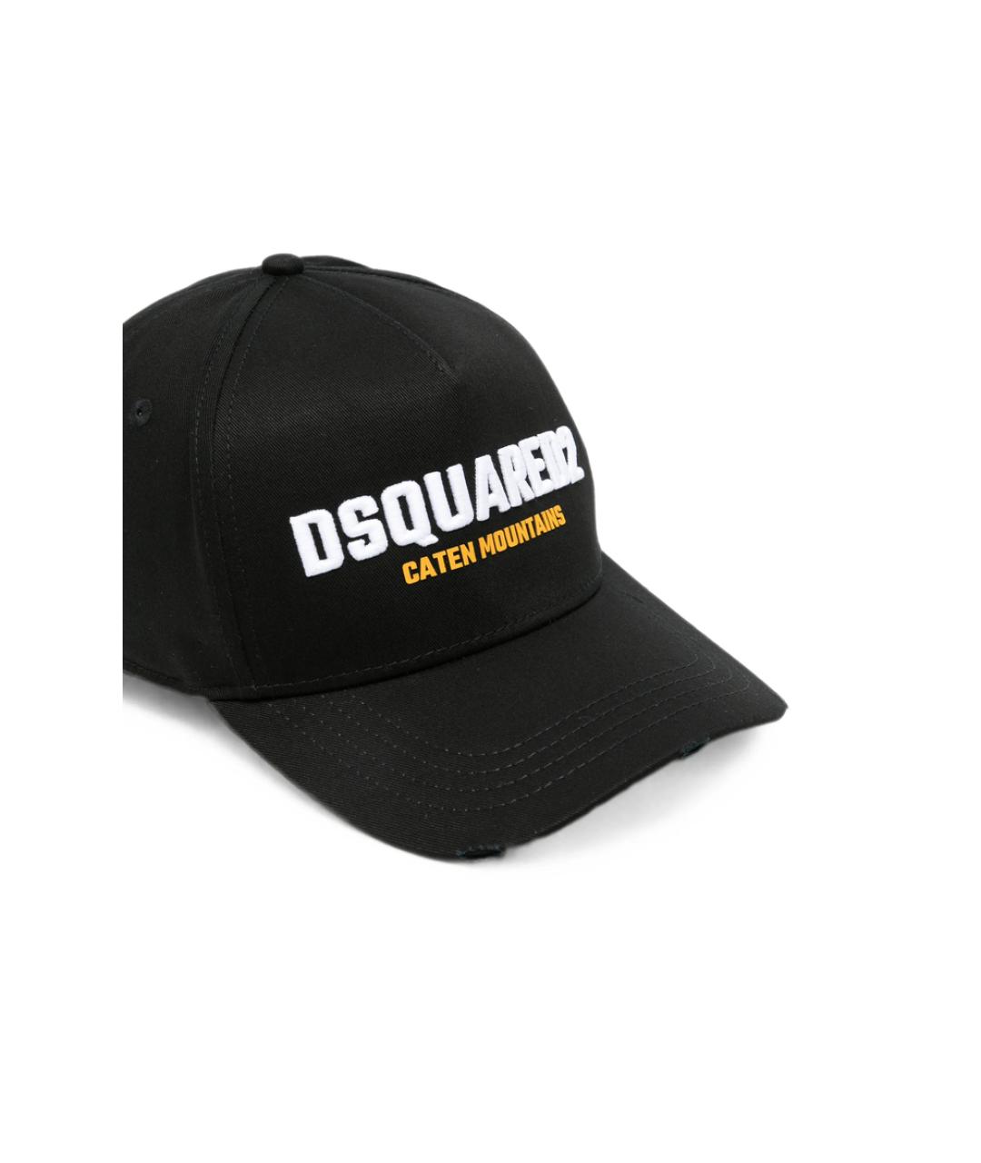DSQUARED2 Черная хлопковая кепка/бейсболка, фото 2