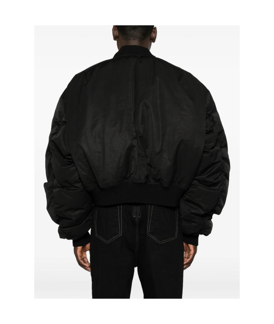 RICK OWENS Черная полиамидовая куртка, фото 3