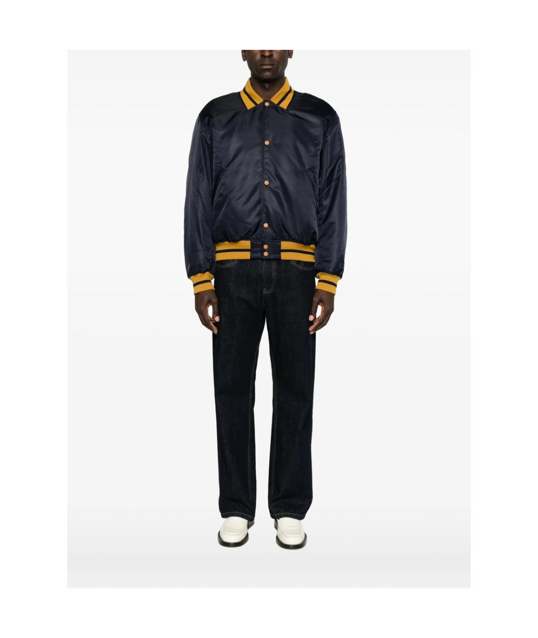 RHUDE Синяя полиэстеровая куртка, фото 4