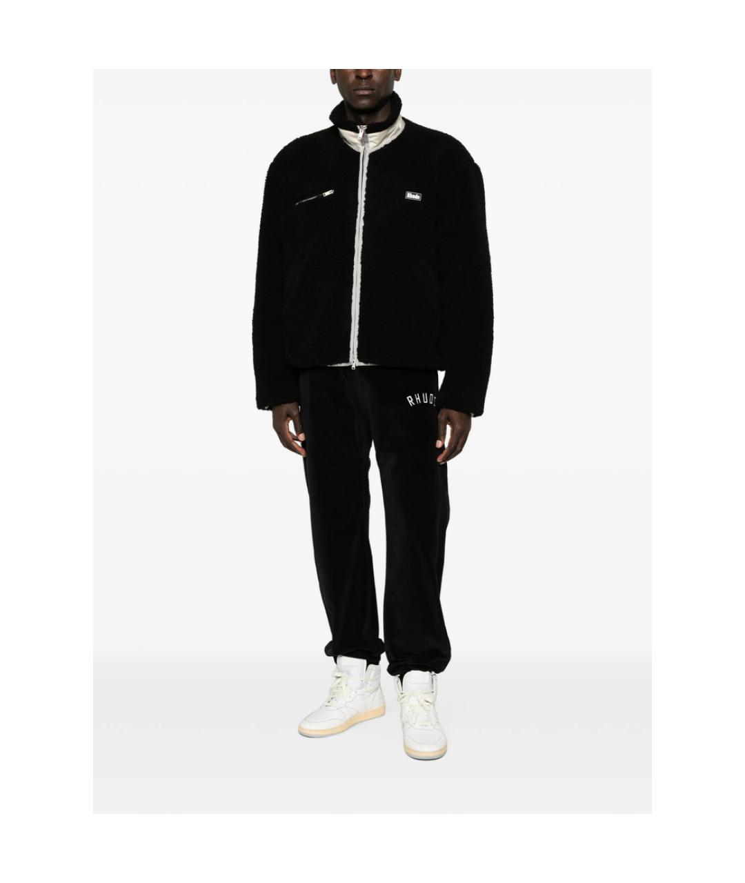 RHUDE Черная полиэстеровая куртка, фото 4