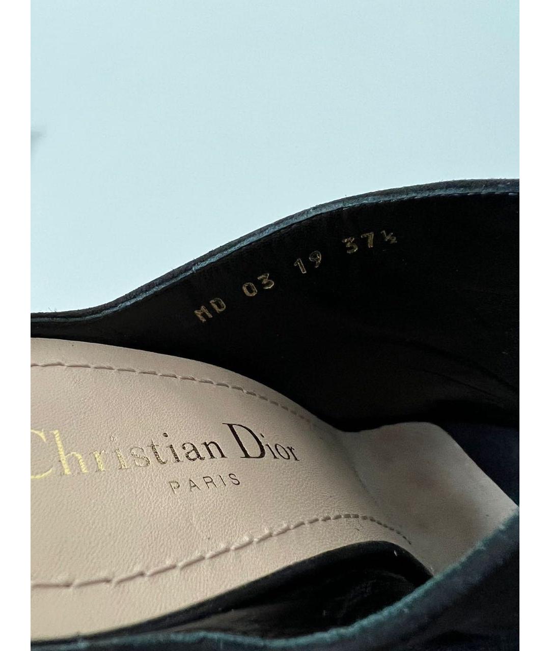 CHRISTIAN DIOR Черные мюли, фото 8
