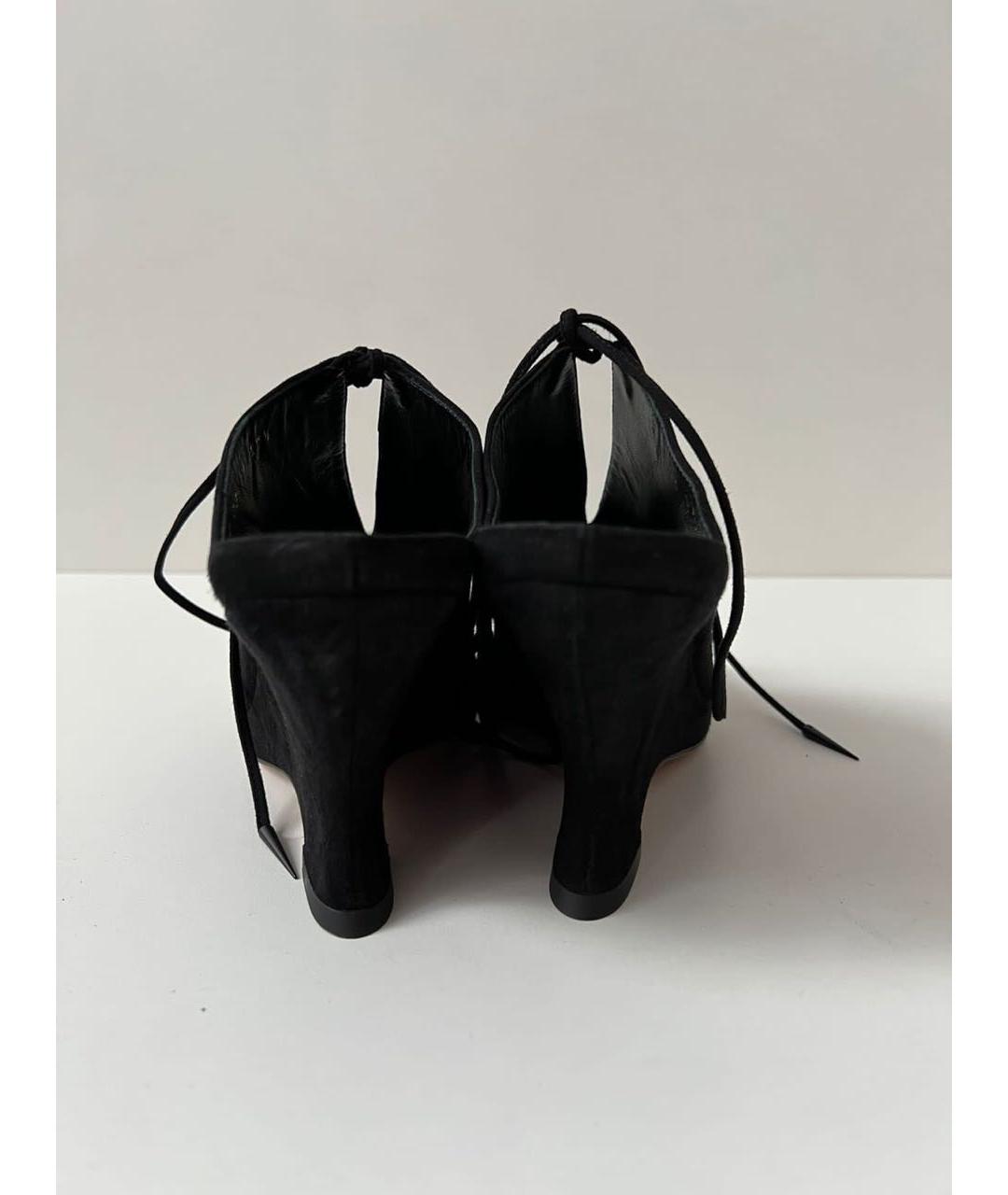 CHRISTIAN DIOR Черные мюли, фото 4