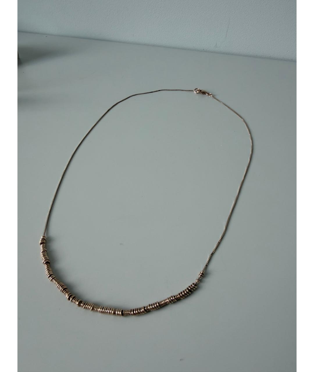 BOTTEGA VENETA Золотая серебряная цепочка, фото 2