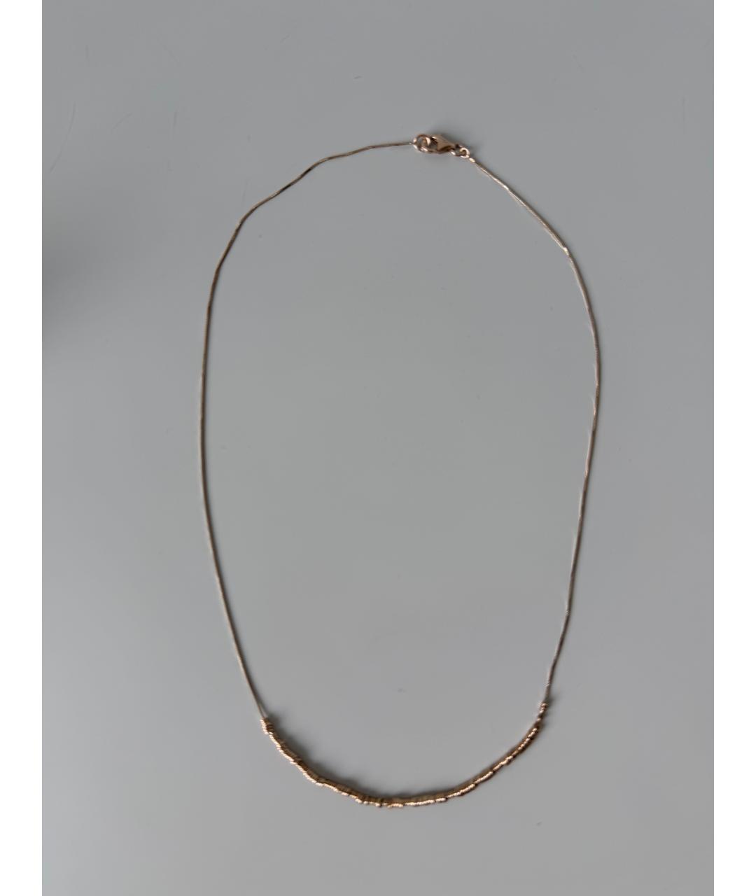 BOTTEGA VENETA Золотая серебряная цепочка, фото 10