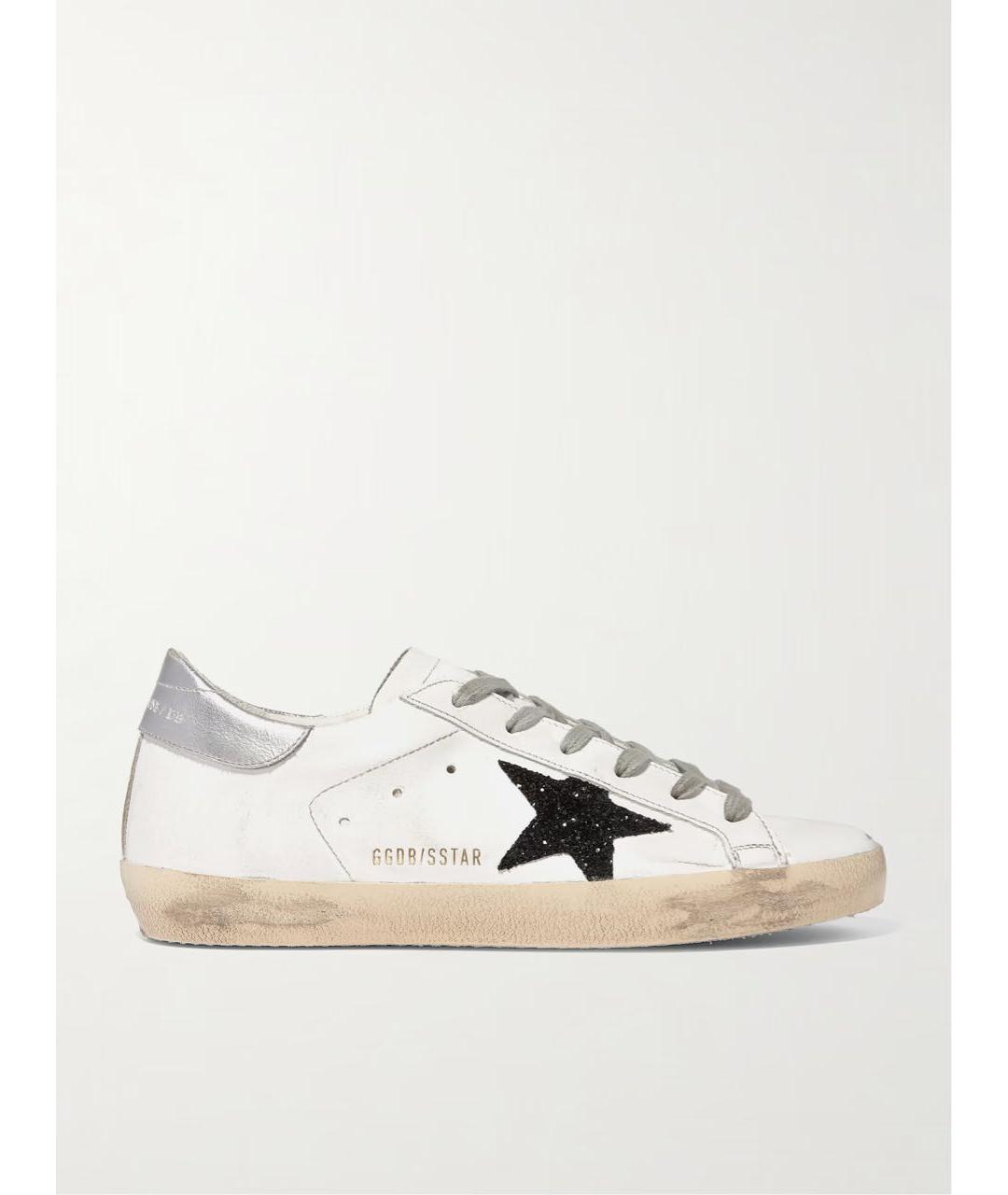 GOLDEN GOOSE Белые кожаные кеды, фото 6
