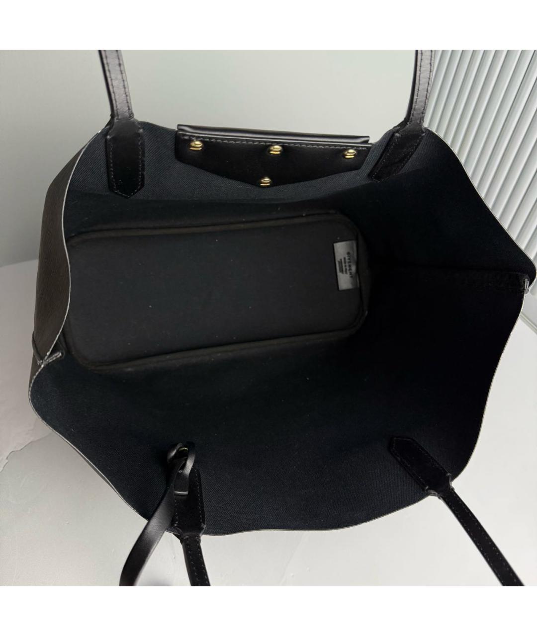 GIVENCHY Черная сумка тоут из искусственной кожи, фото 8