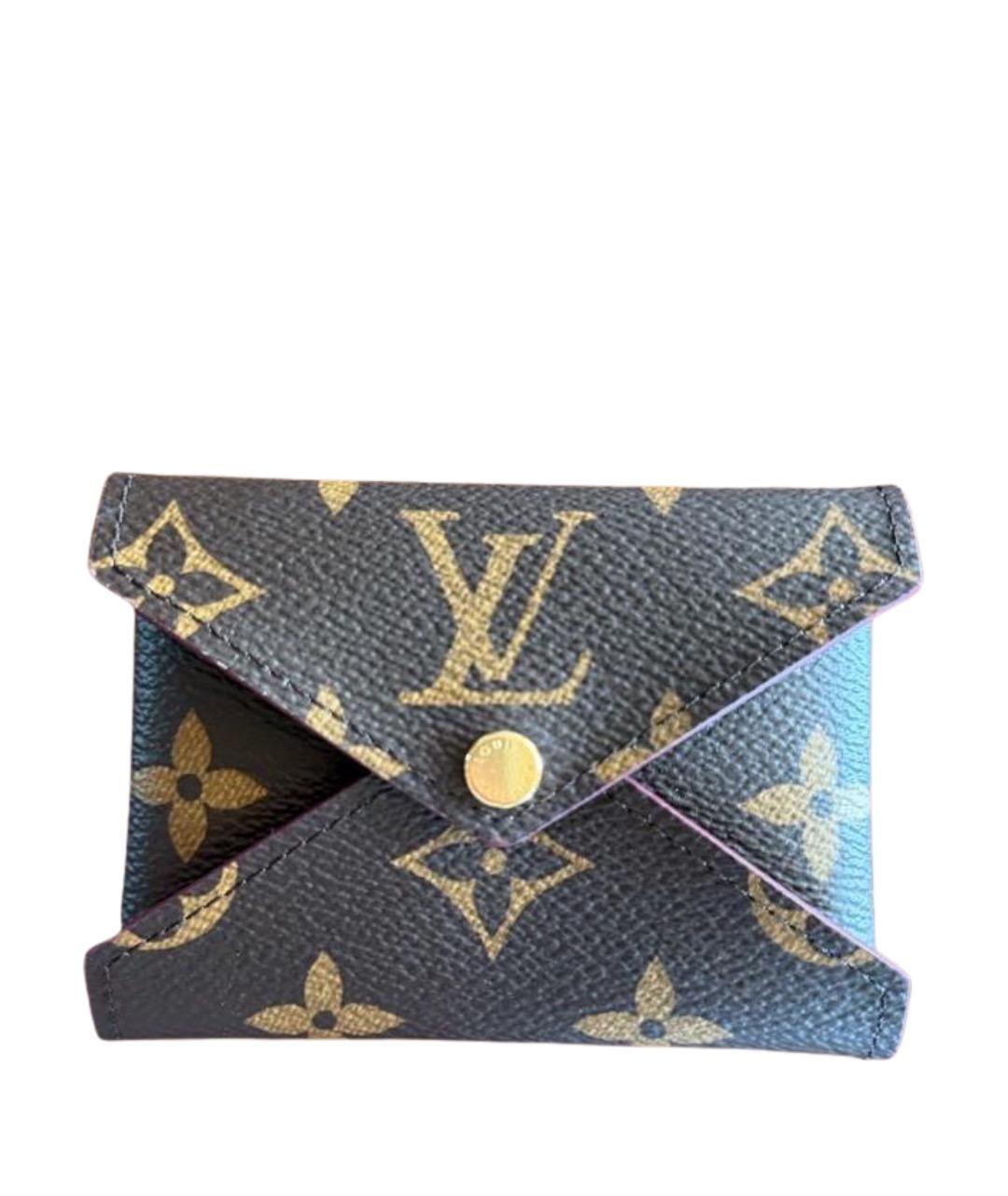 LOUIS VUITTON Коричневый кардхолдер, фото 1