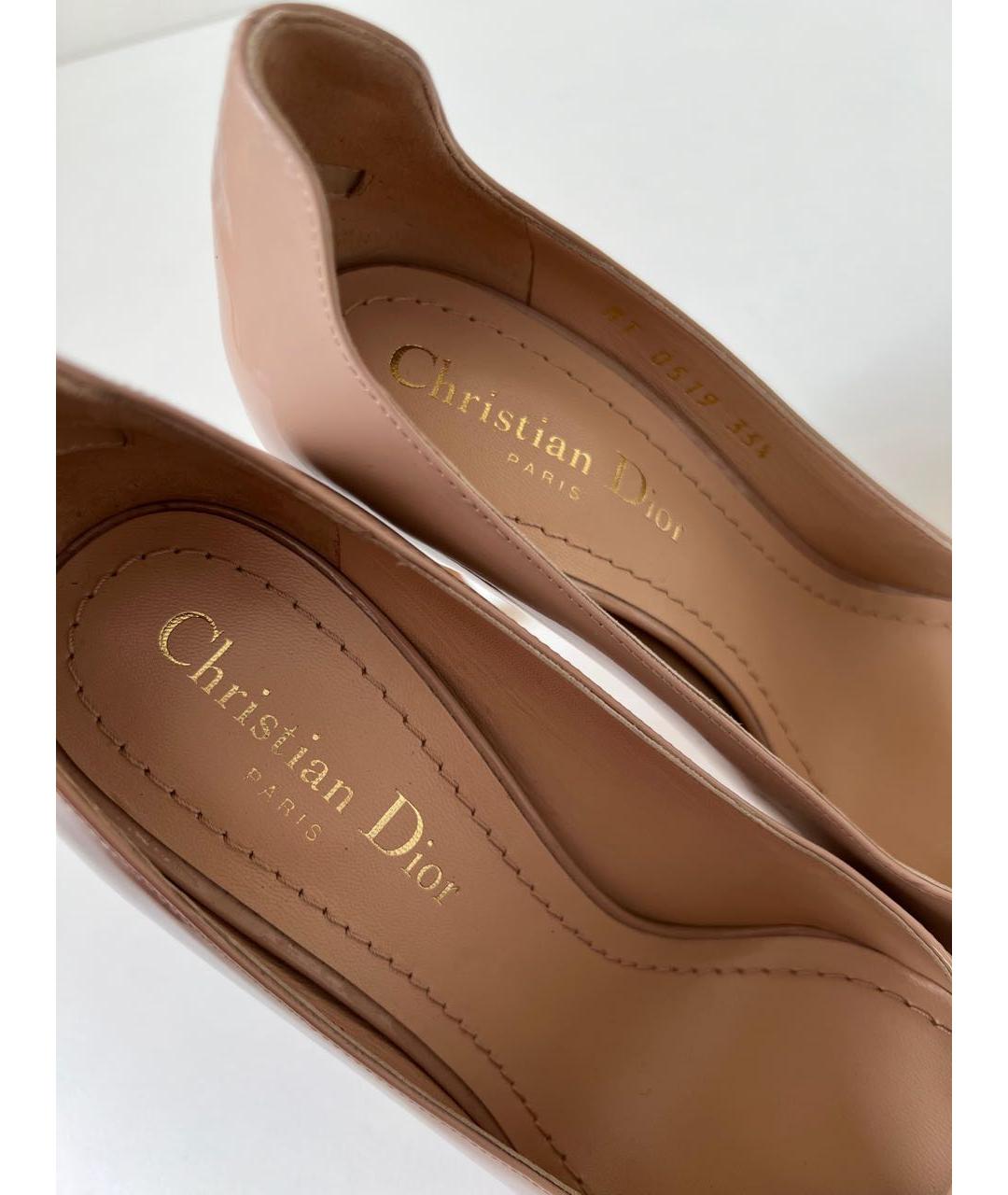 CHRISTIAN DIOR Коричневые туфли, фото 6