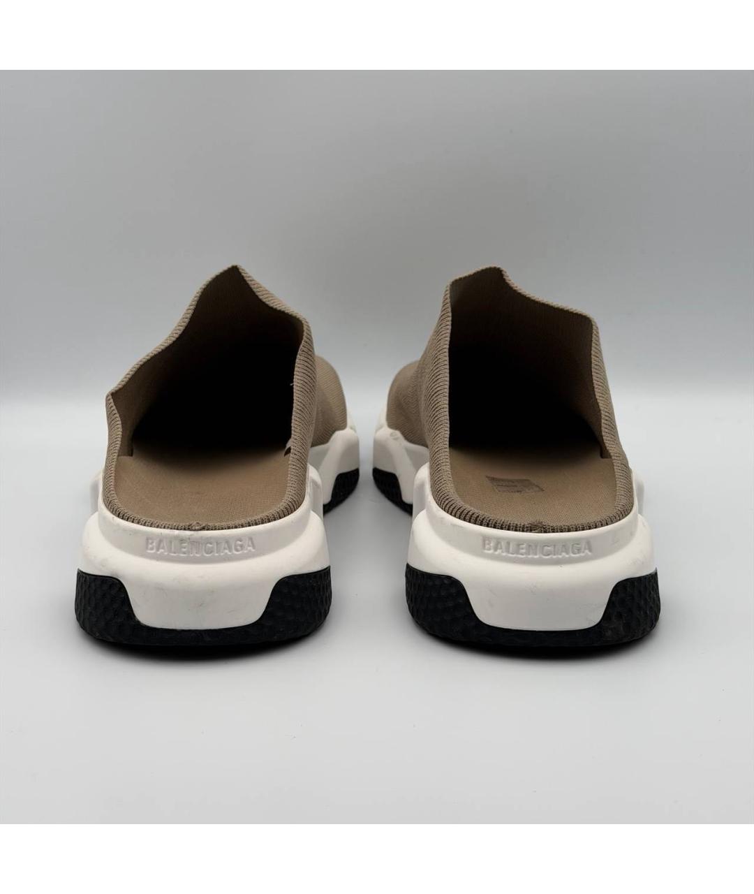 BALENCIAGA Хаки низкие кроссовки / кеды, фото 5
