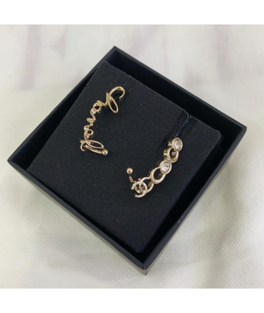 CHANEL Золотые серьги, фото 4