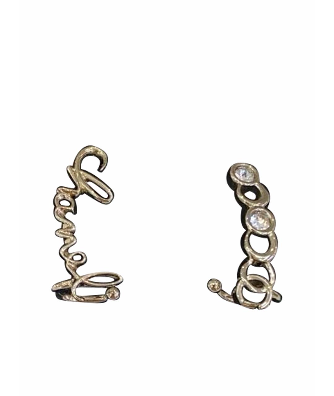 CHANEL Золотые серьги, фото 1