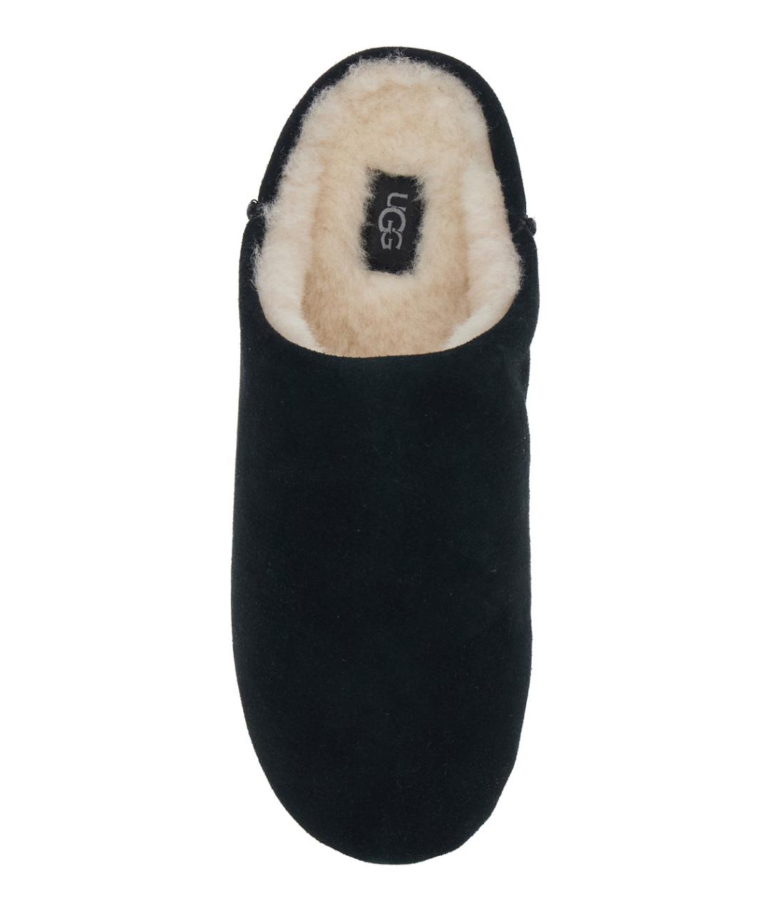 UGG Черные замшевые сабо, фото 4