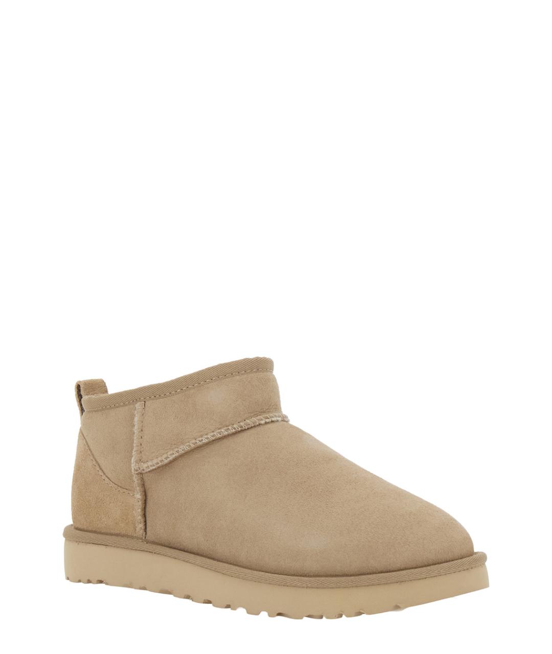 UGG Бежевые замшевые ботильоны, фото 2
