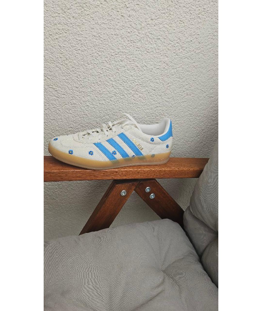 ADIDAS Белые замшевые кеды, фото 7