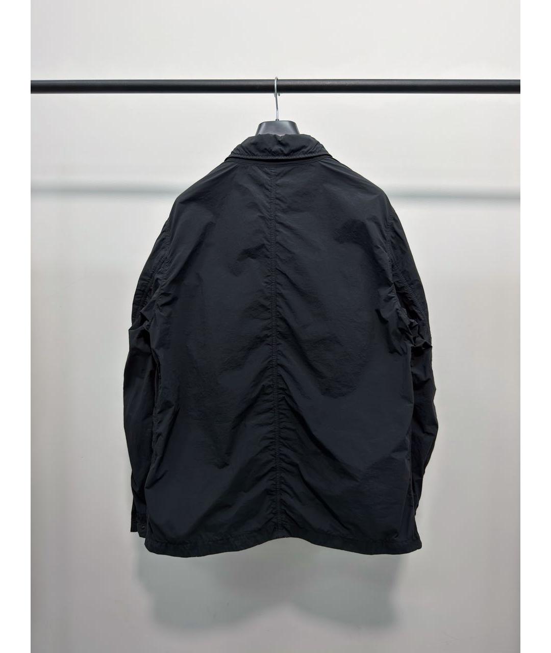 STONE ISLAND Черная нейлоновая куртка, фото 4