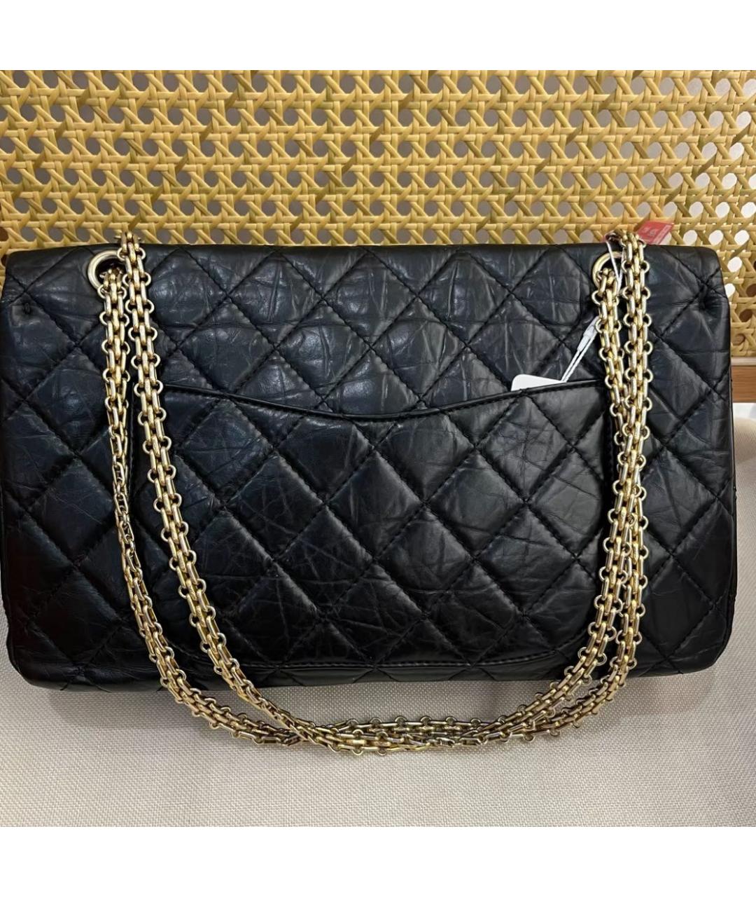 CHANEL Черная кожаная сумка через плечо, фото 2