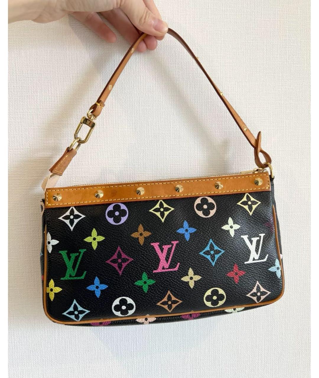LOUIS VUITTON Черная сумка через плечо, фото 5