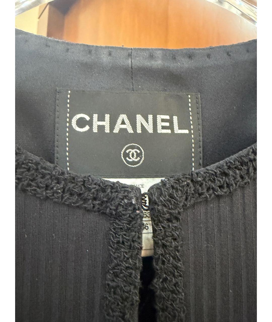 CHANEL Темно-синий полиамидовый костюм с юбками, фото 3