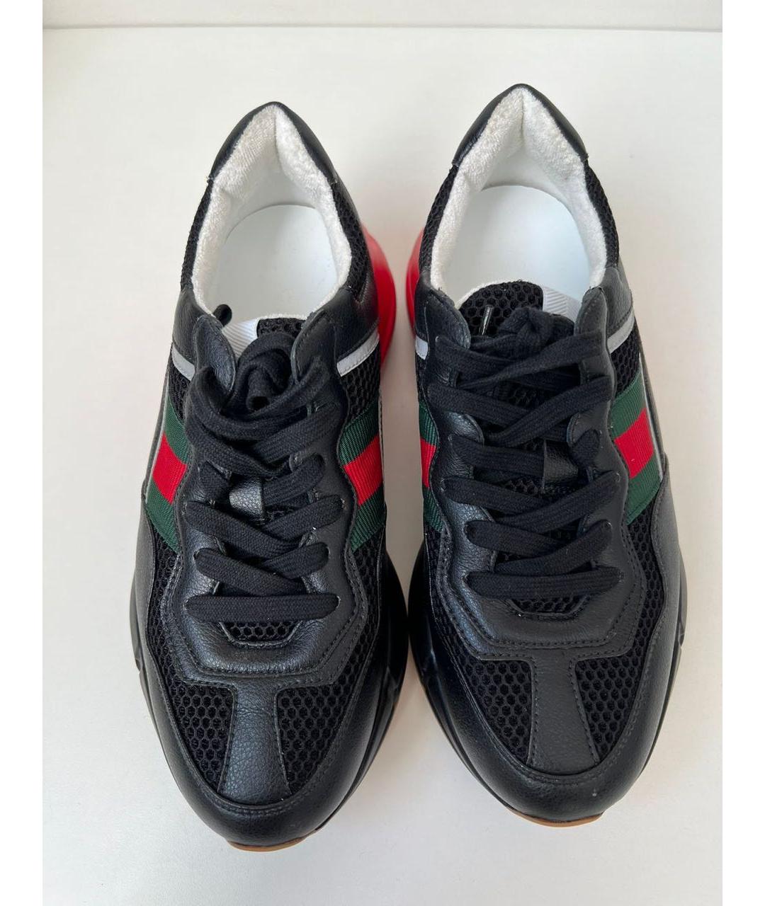 GUCCI Черные кеды, фото 2