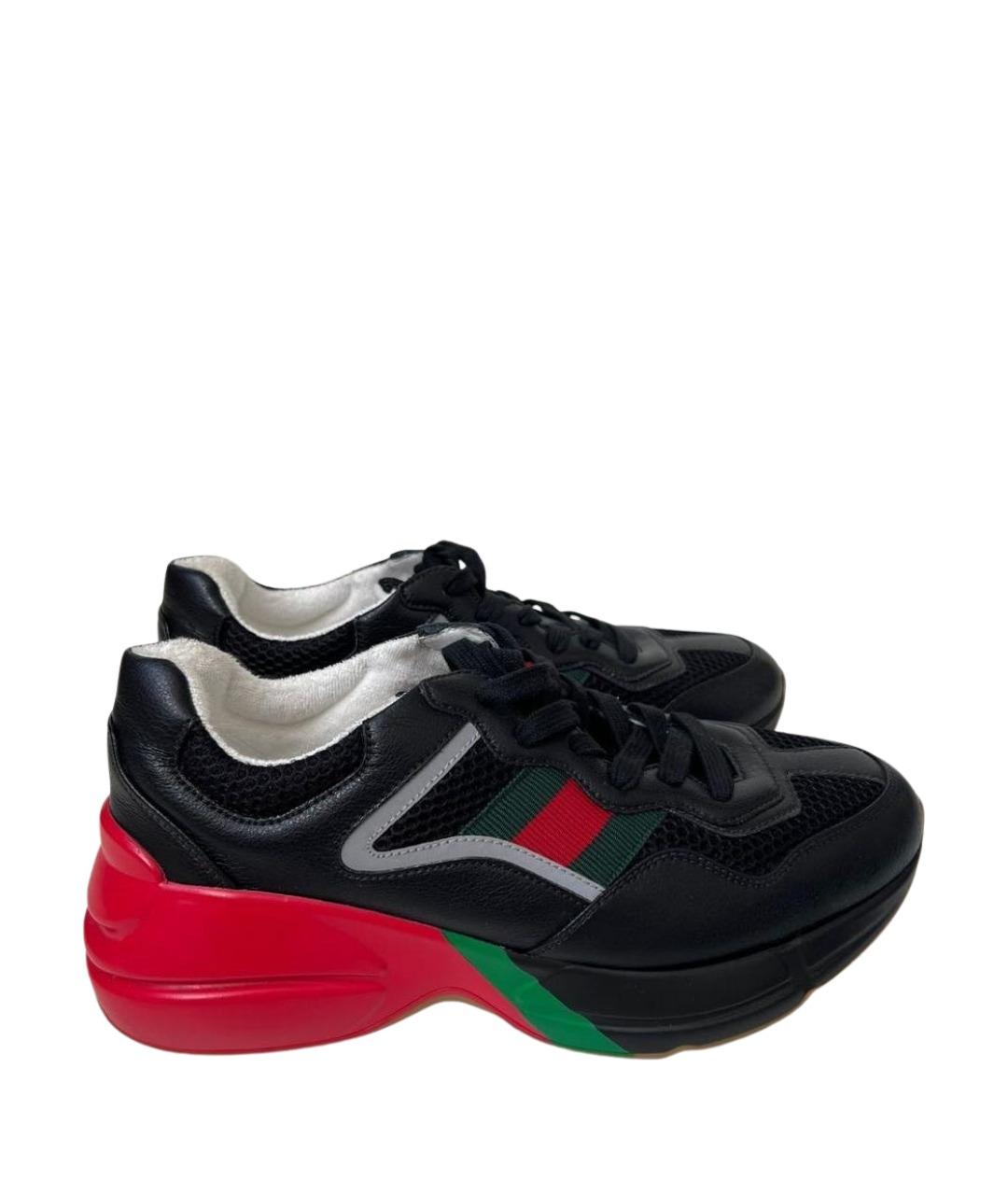 GUCCI Черные кеды, фото 1