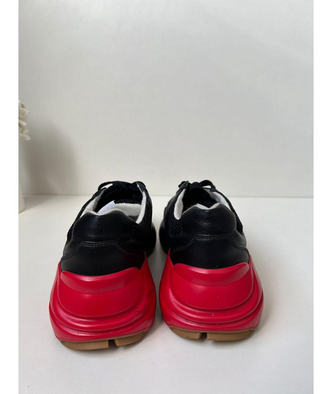 GUCCI Черные кеды, фото 4