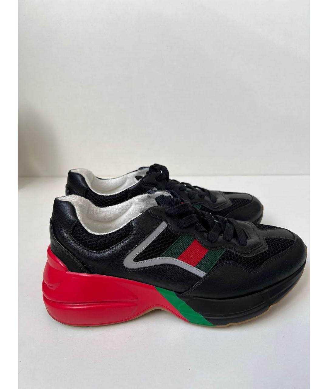 GUCCI Черные кеды, фото 9