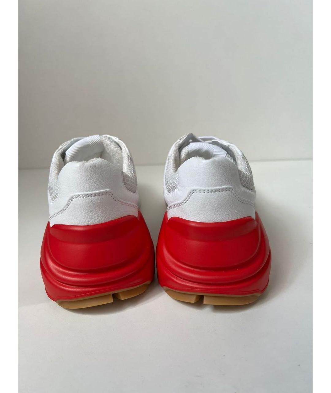 GUCCI Белые кеды, фото 4