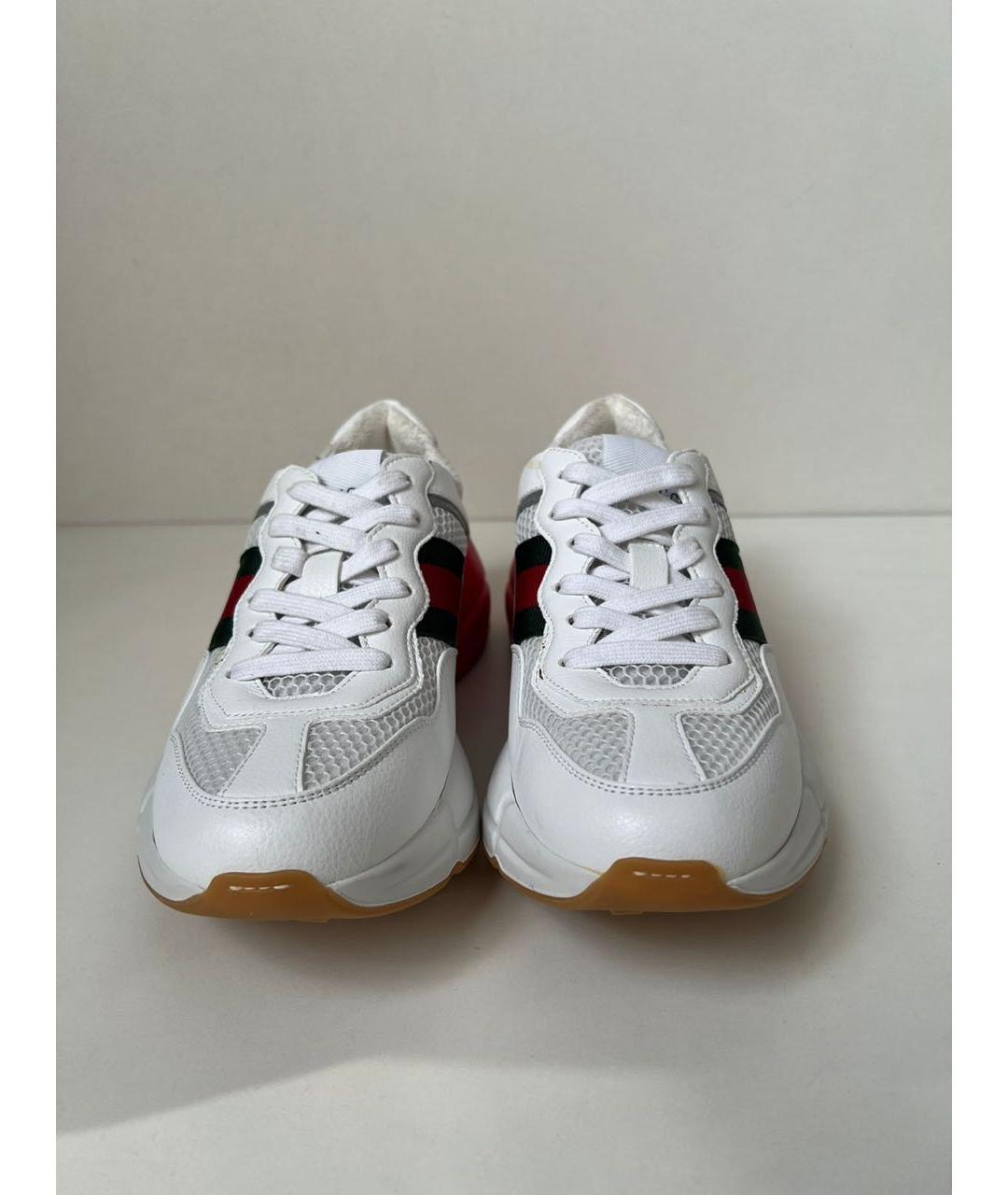 GUCCI Белые кеды, фото 2
