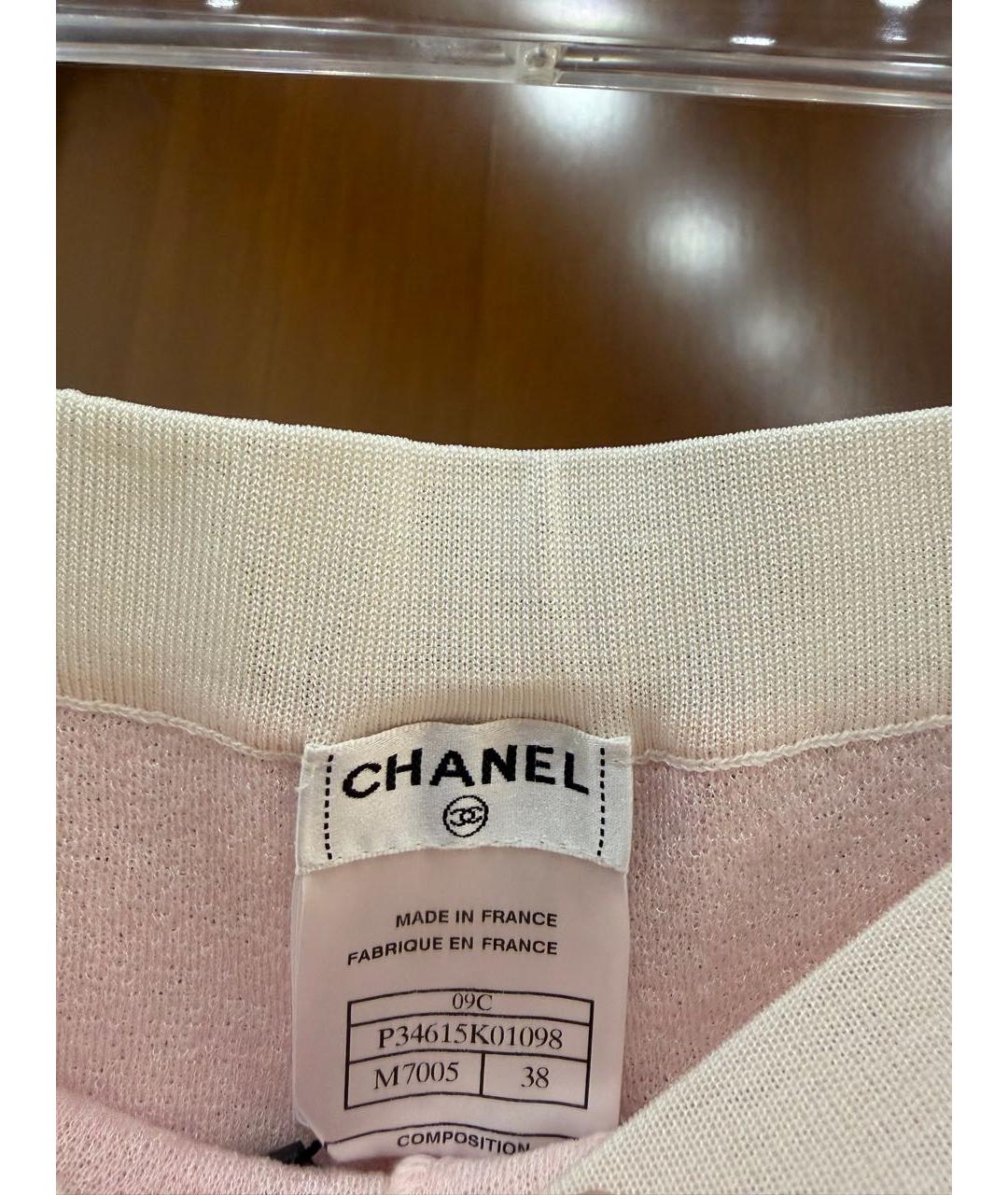 CHANEL Розовые хлопковые шорты, фото 3
