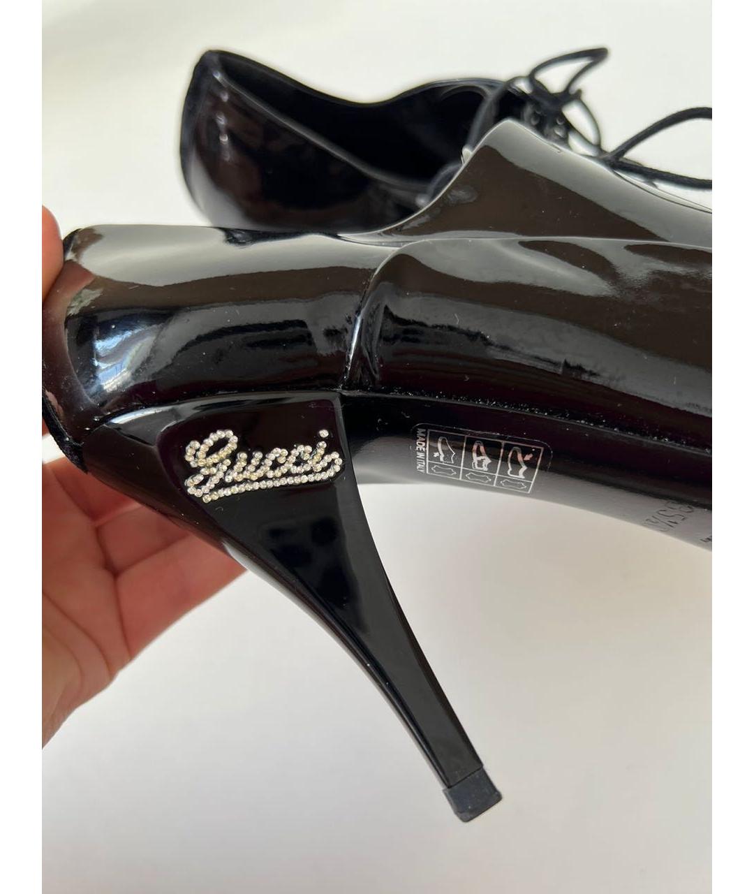 GUCCI Черные ботильоны, фото 8
