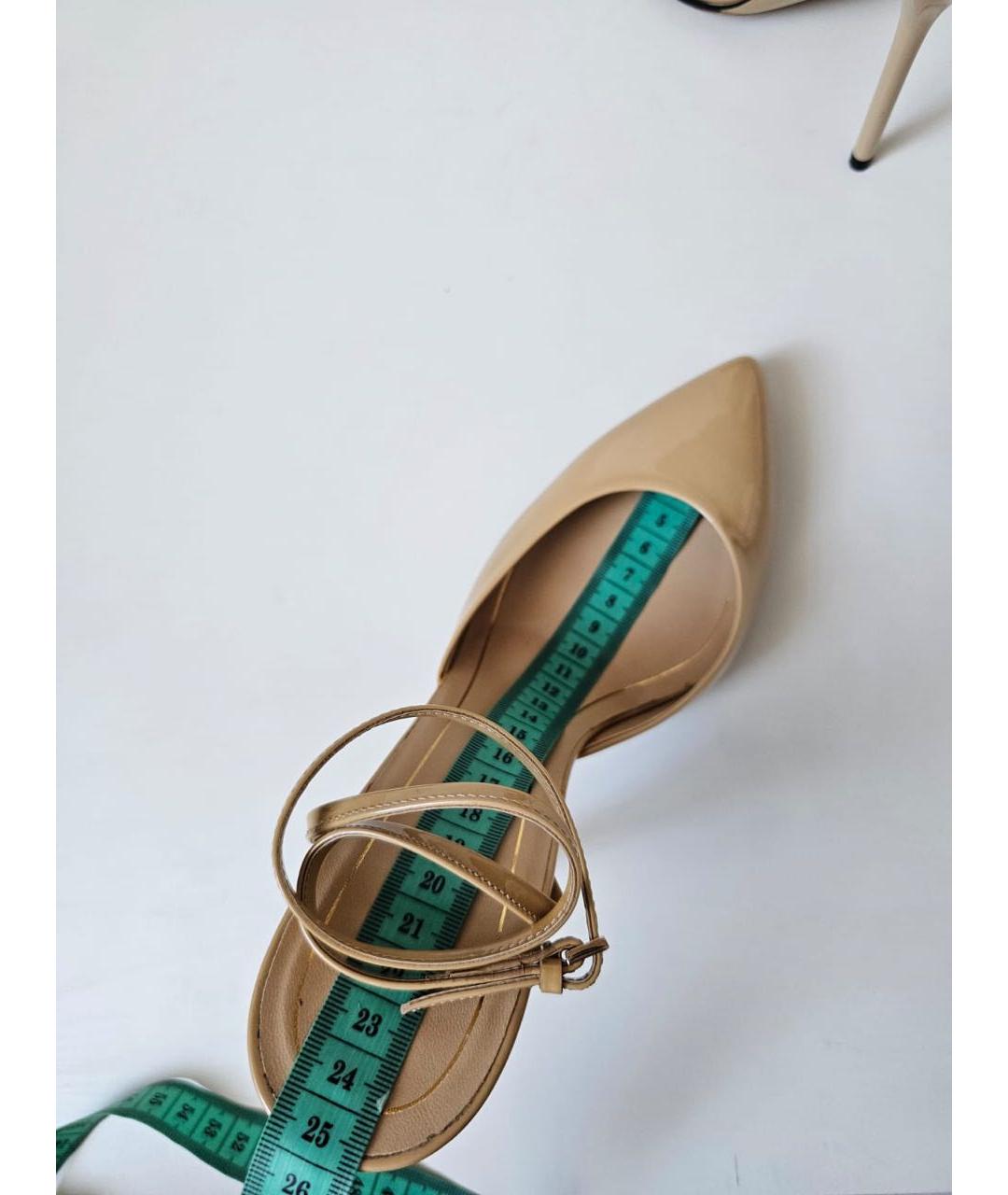 GUCCI Бежевые туфли, фото 7