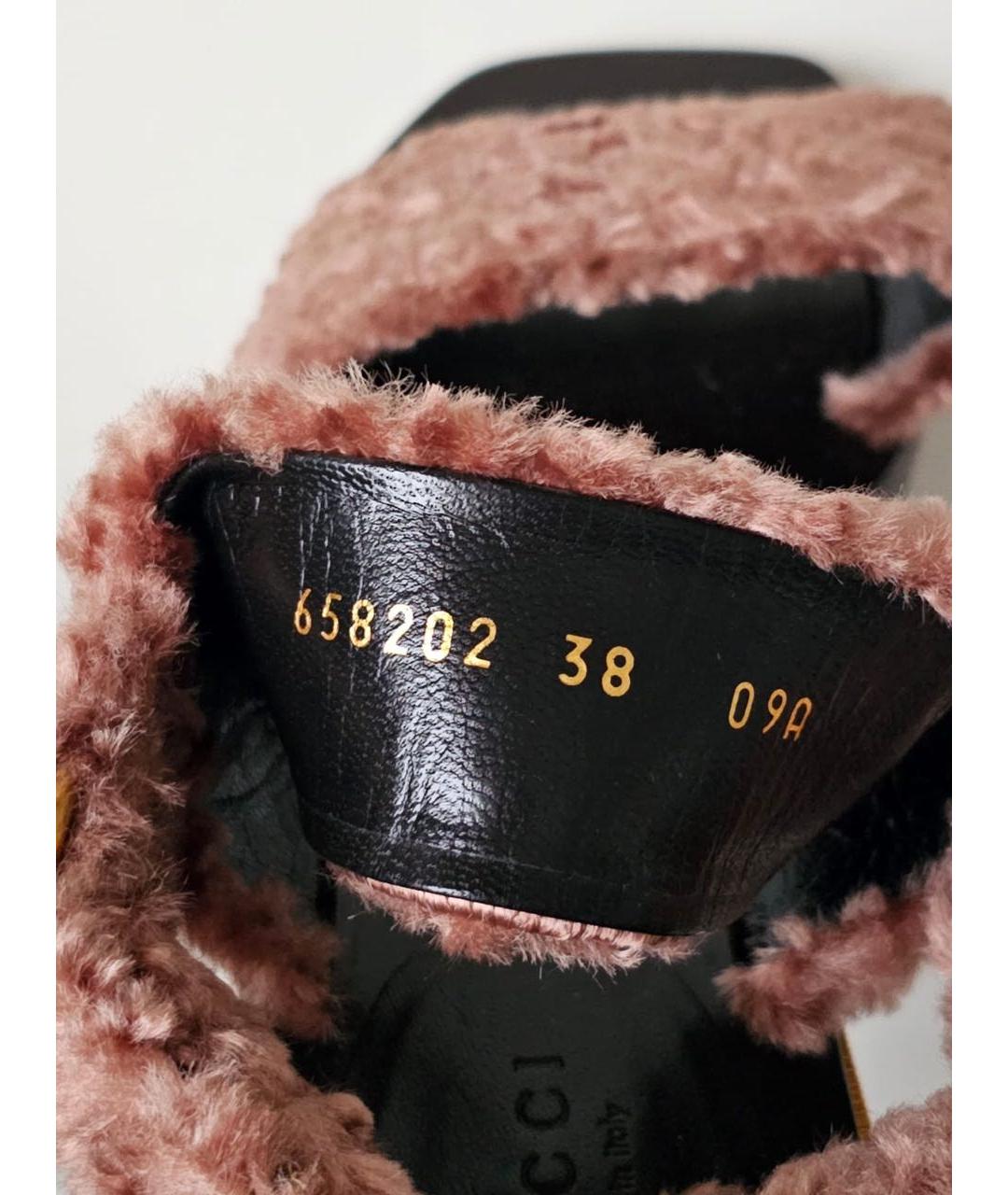 GUCCI Розовые сандалии, фото 6