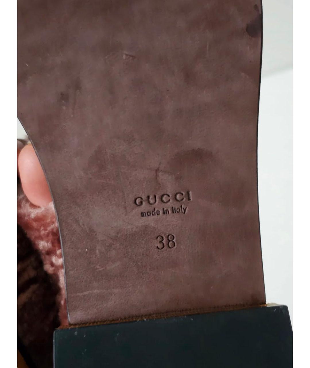 GUCCI Розовые сандалии, фото 8