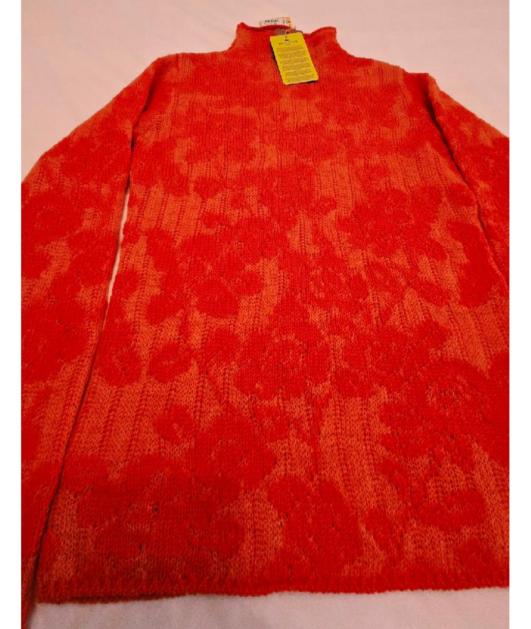 ETRO Оранжевый шерстяной джемпер / свитер, фото 3