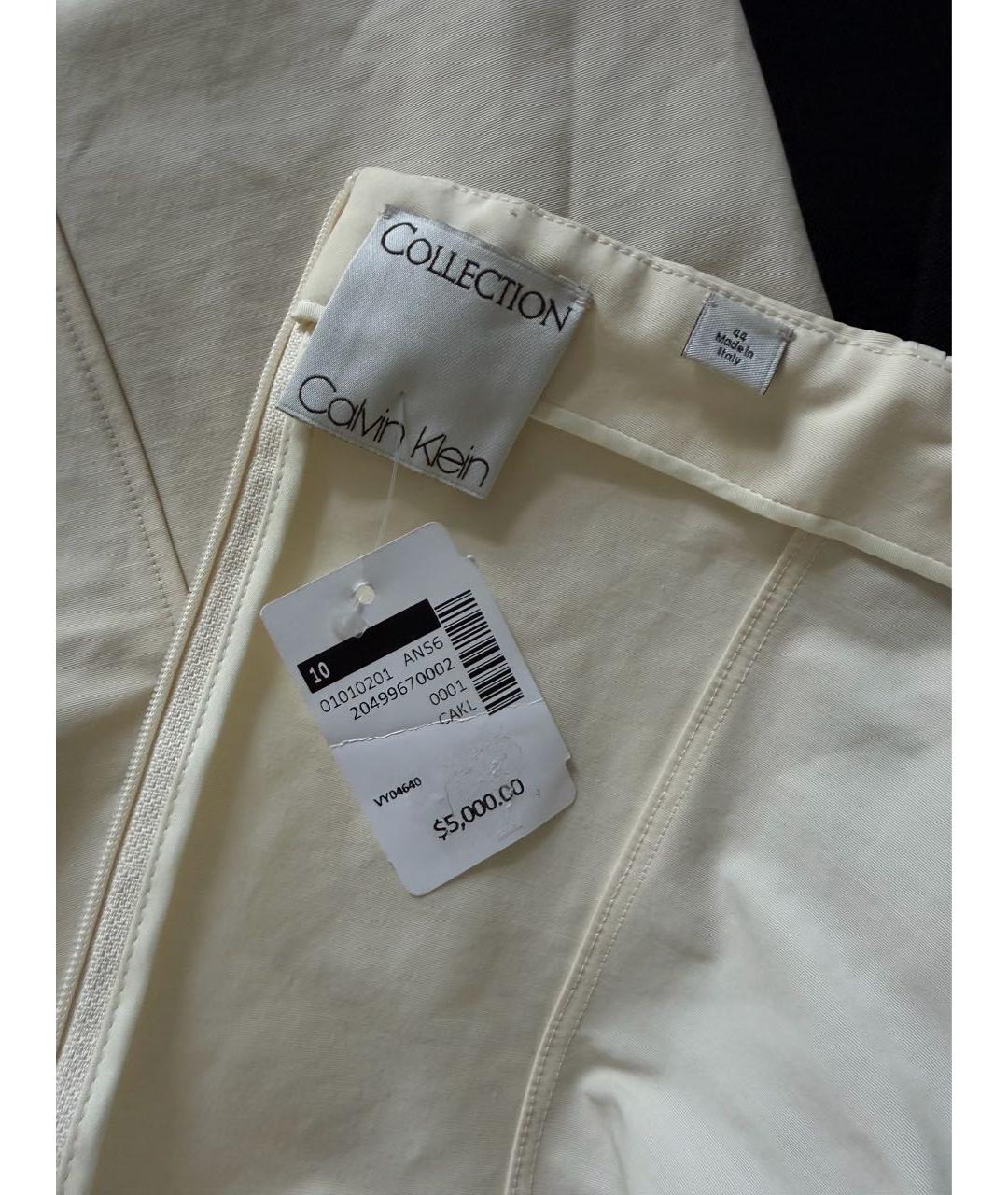 CALVIN KLEIN Черное шерстяное коктейльное платье, фото 5