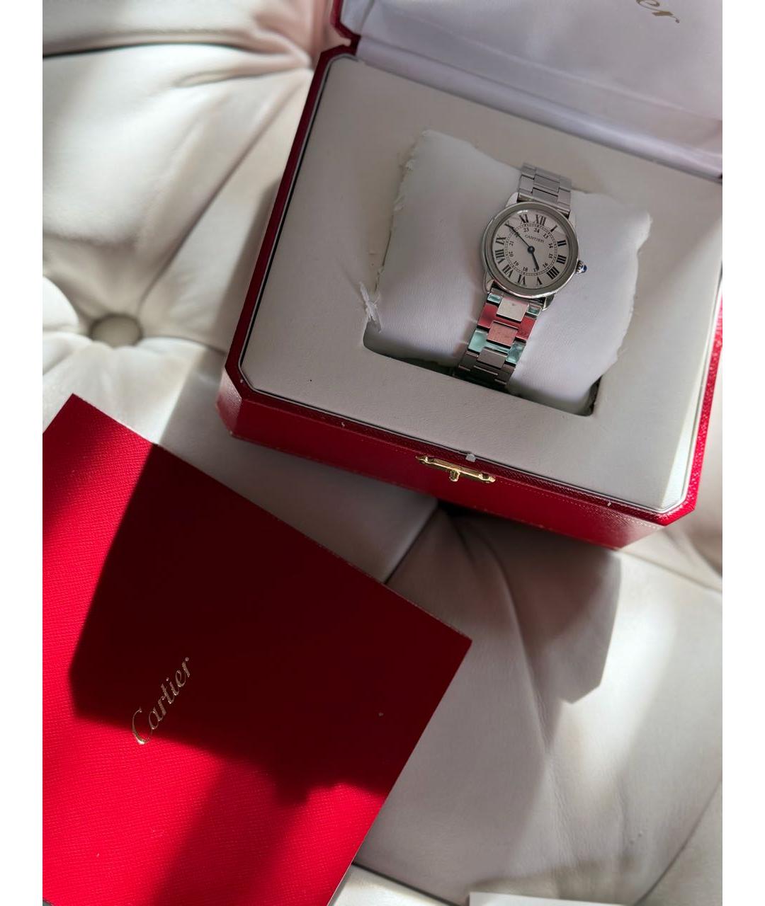CARTIER Серебряные металлические часы, фото 2