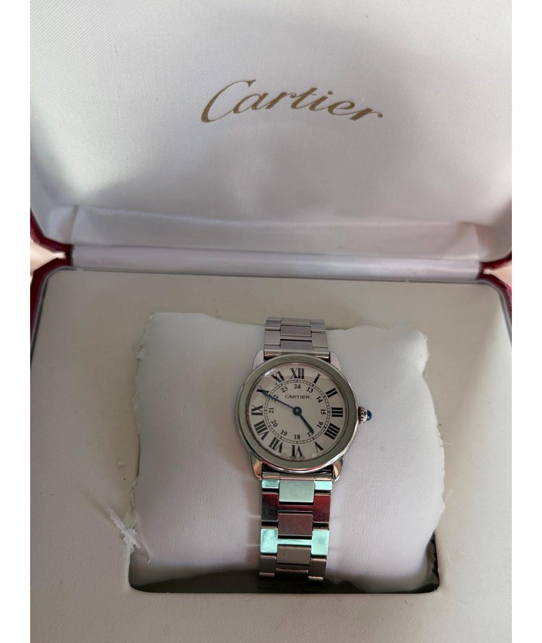 CARTIER Серебряные металлические часы, фото 5