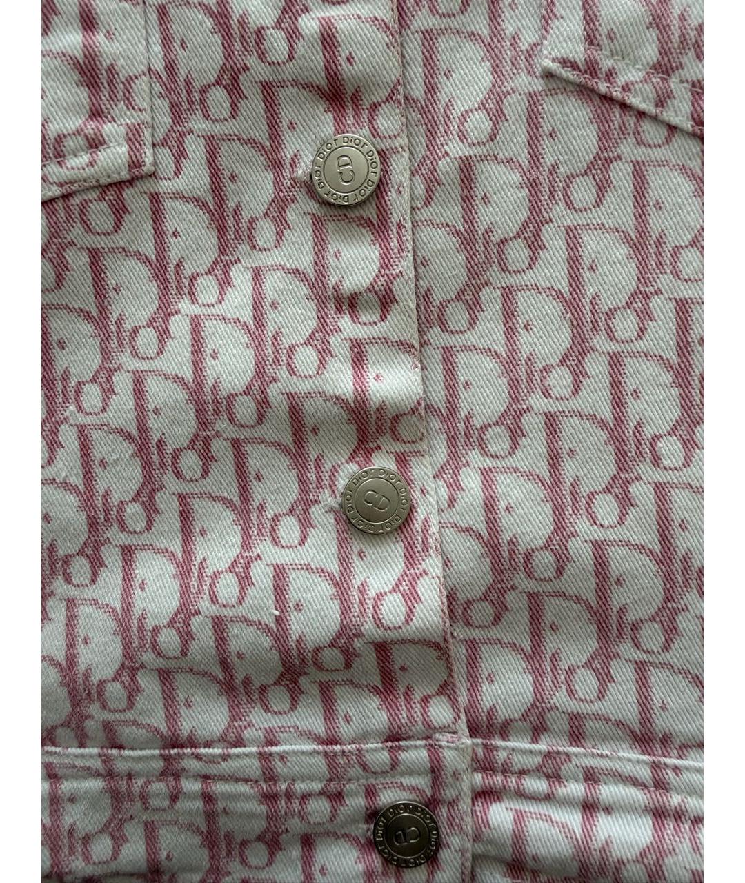 CHRISTIAN DIOR Розовая деним куртка, фото 4