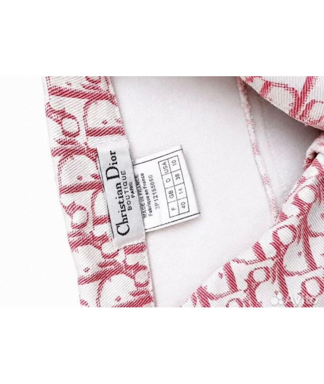 CHRISTIAN DIOR Розовая деним куртка, фото 3